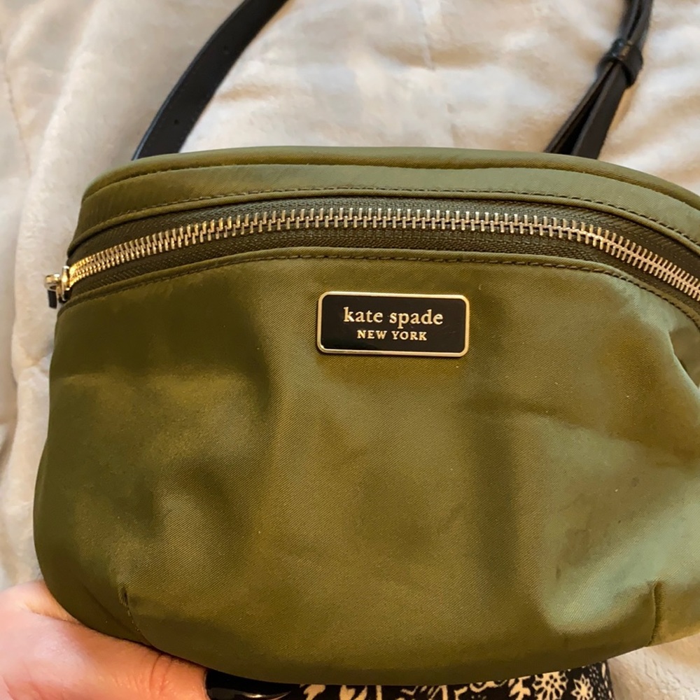 Green Kate spade ♠️ Fanny pack